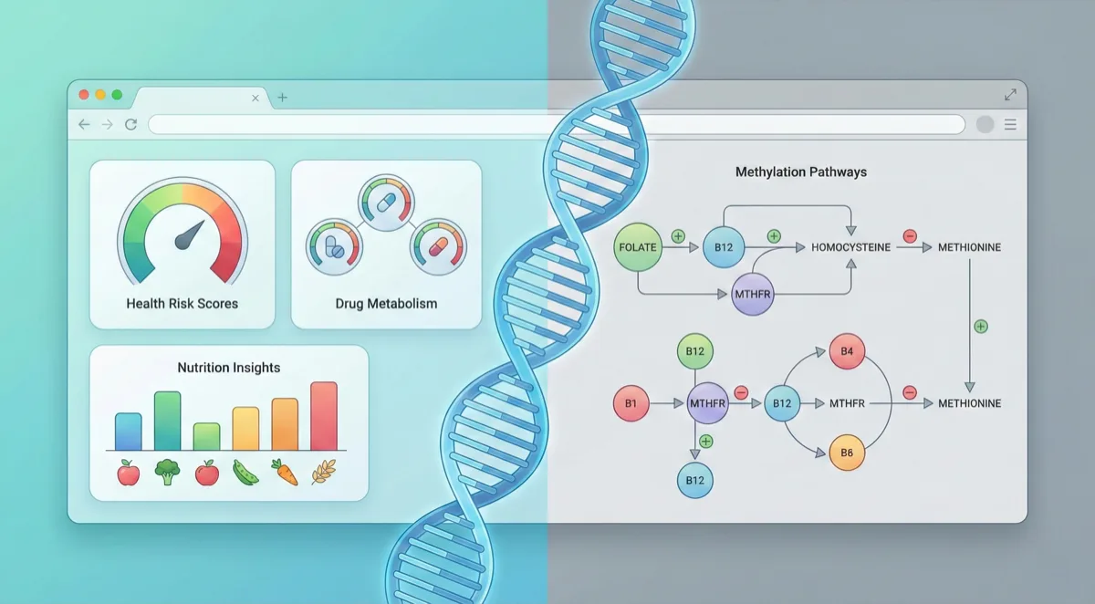 DNA Explore vs Genetic Genie — visual comparison